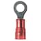 Panduit Ring Terminal, #6 Stud Size, 18 AWG, 1,000 V, Nylon Insulated, Red, 1000 PK PNF18-6RN-M - alternate 1